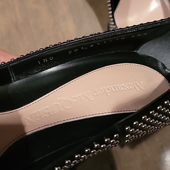 Alexander McQueen Black Heels 👠 Size 39.5 - Picture 8 of 9
